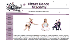 Desktop Screenshot of pizazzdanceacademy.net